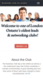 Mobile Screenshot of businesscluboflondon.com